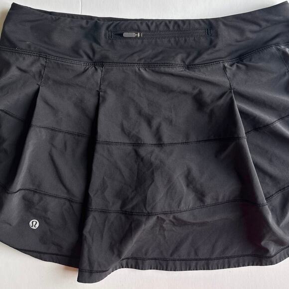 Lululemon Pace Rival Skirt (Tall) *4-way Stretch 15" Women’s Size 10 in Black - Picture 9 of 12